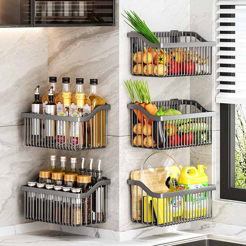 No-Drill Multifunctional Wall- - đánh giá và giá Woven Wall Basket