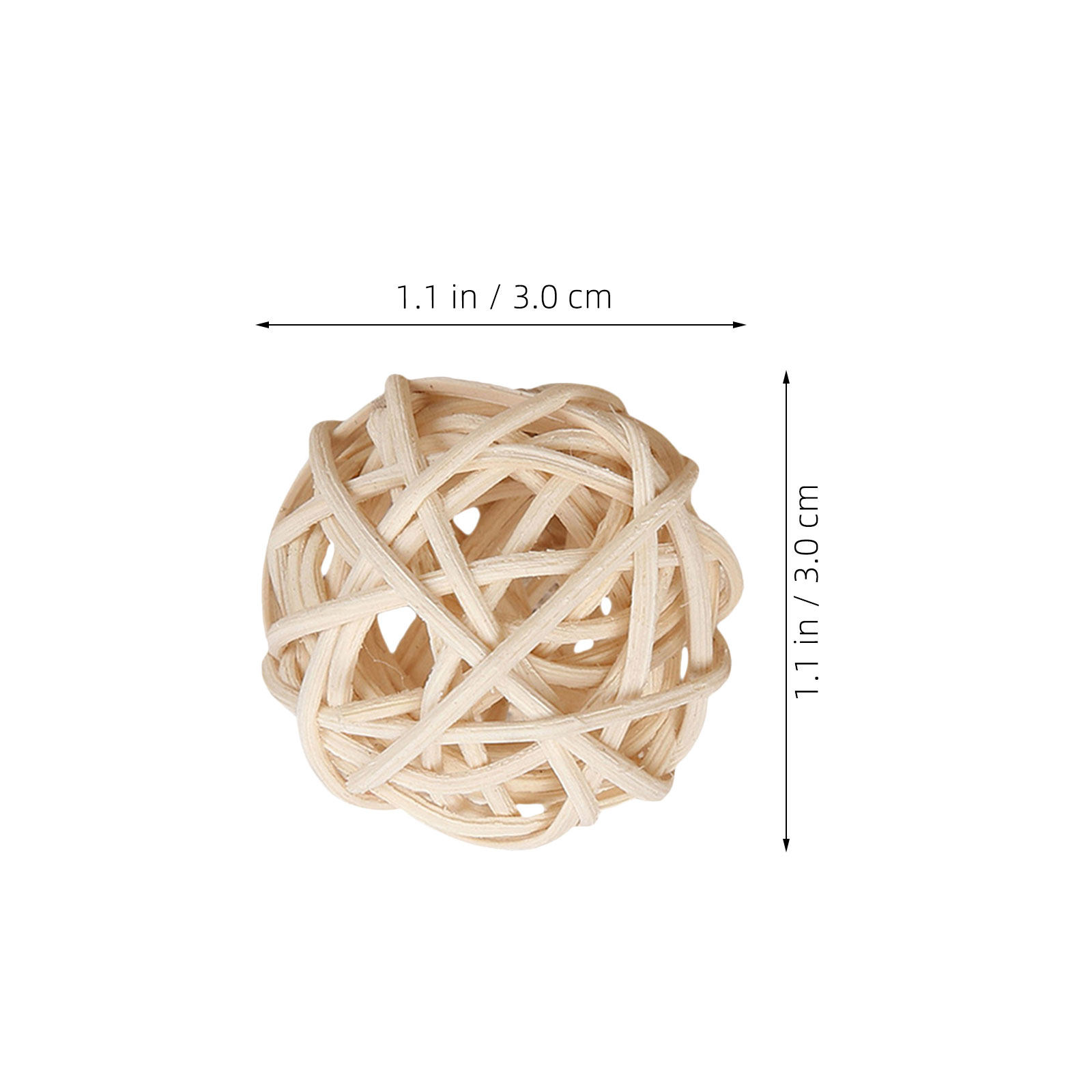 35Pcs Natural Rattan Balls Aro - đánh giá và giá Home Decor Rattan