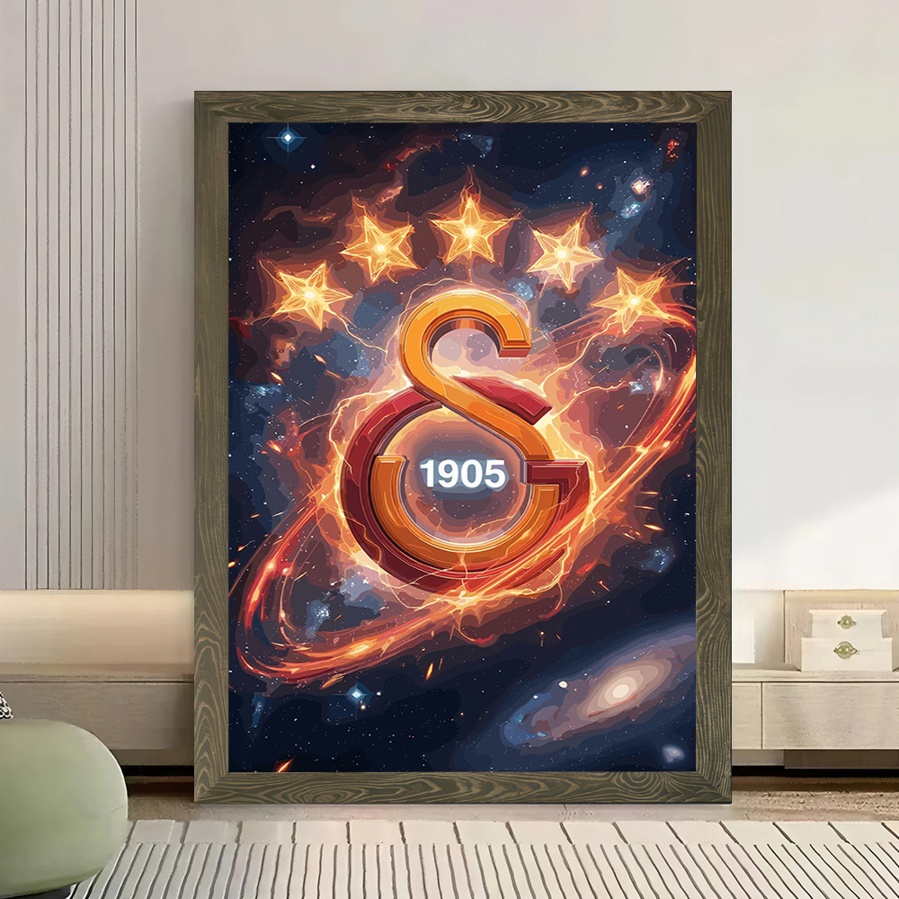 Galatasaray Logo in Cosmic Neb - đánh giá và giá Home Decor Logo