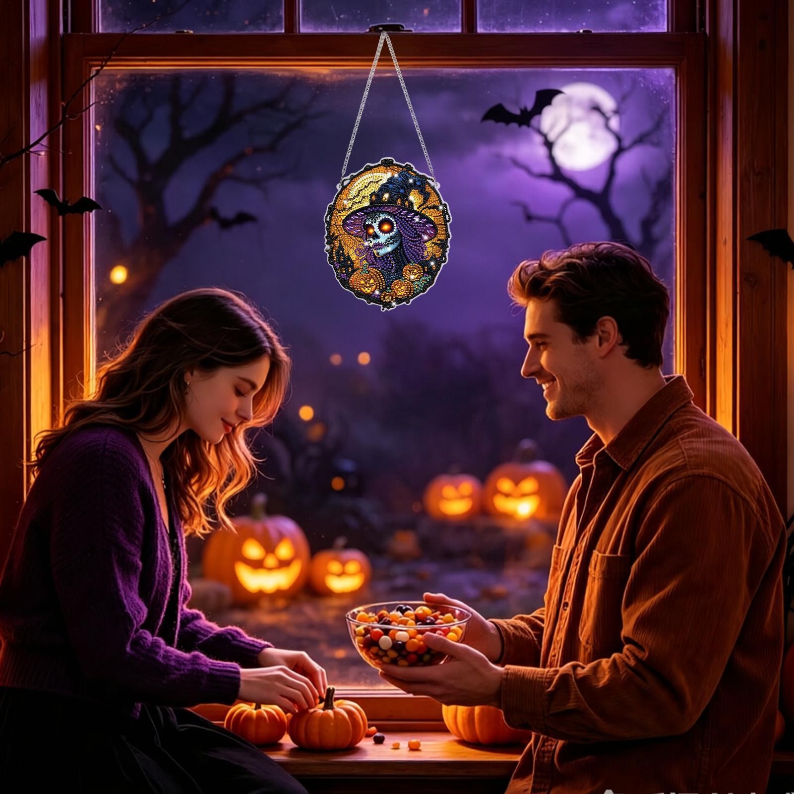 Rhinestone Painting Kit Hallow - đánh giá và giá Crystal Sun Catcher