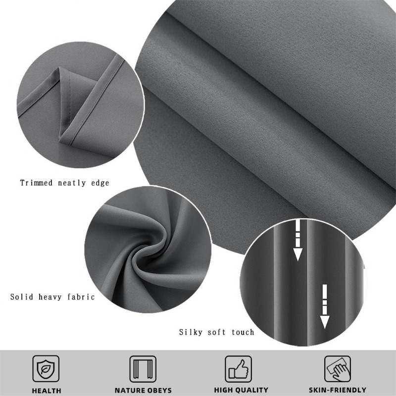 1pc Modern Solid Color Full Sh - đánh giá và giá Blackout Curtains