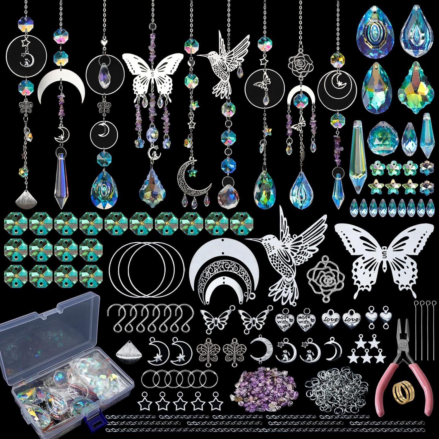 DIY 400pcs SunCatchers Making  - đánh giá và giá Crystal Sun Catcher