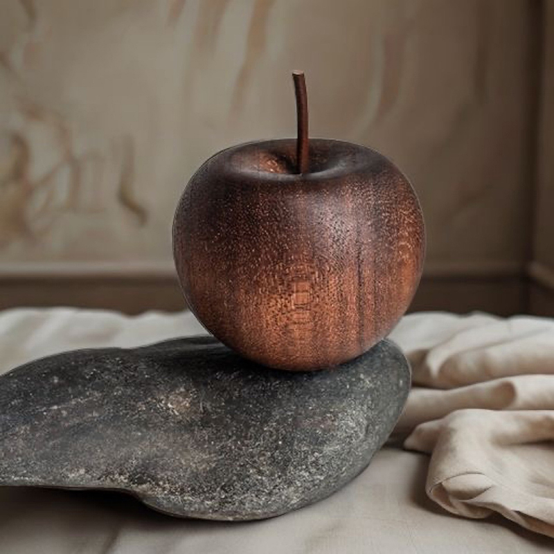 1PCS Of Wooden Apple Shaped Es - đánh giá và giá Home Decor Essentials