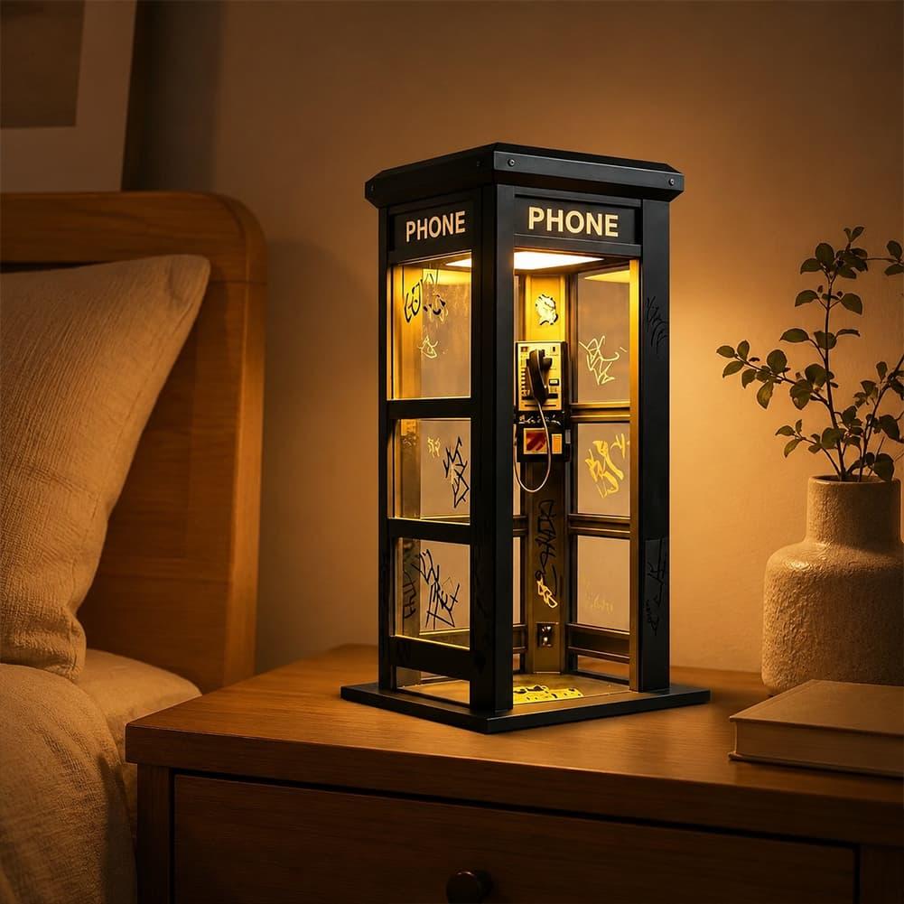 Vintage London Telephone Booth - đánh giá và giá Home Decor Lamp