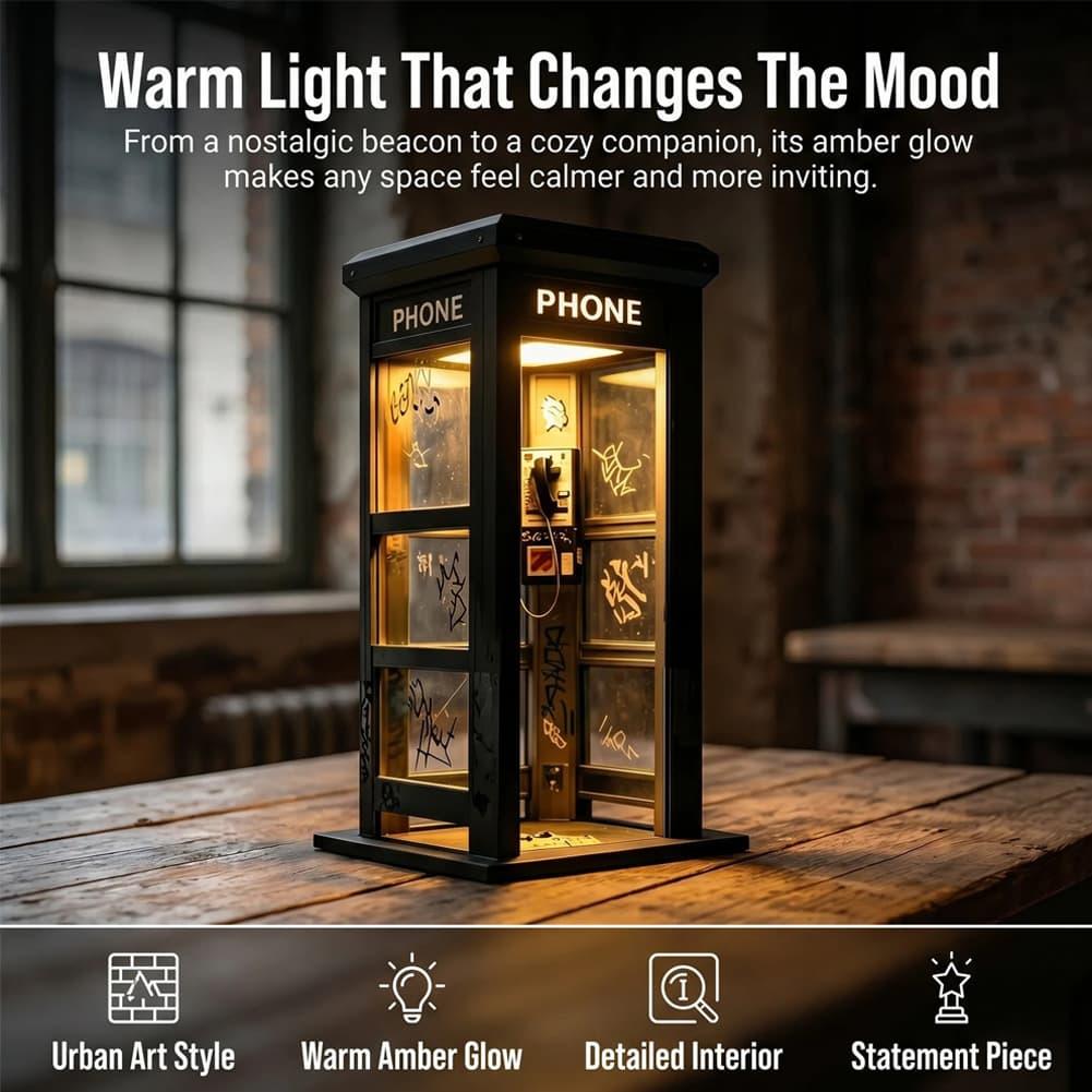 Vintage London Telephone Booth - đánh giá và giá Home Decor Lamp