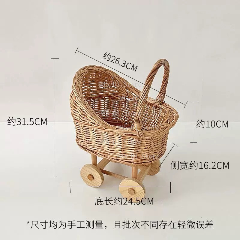 Handwoven Wicker Bassinet Stro - đánh giá và giá Rattan Plant Basket