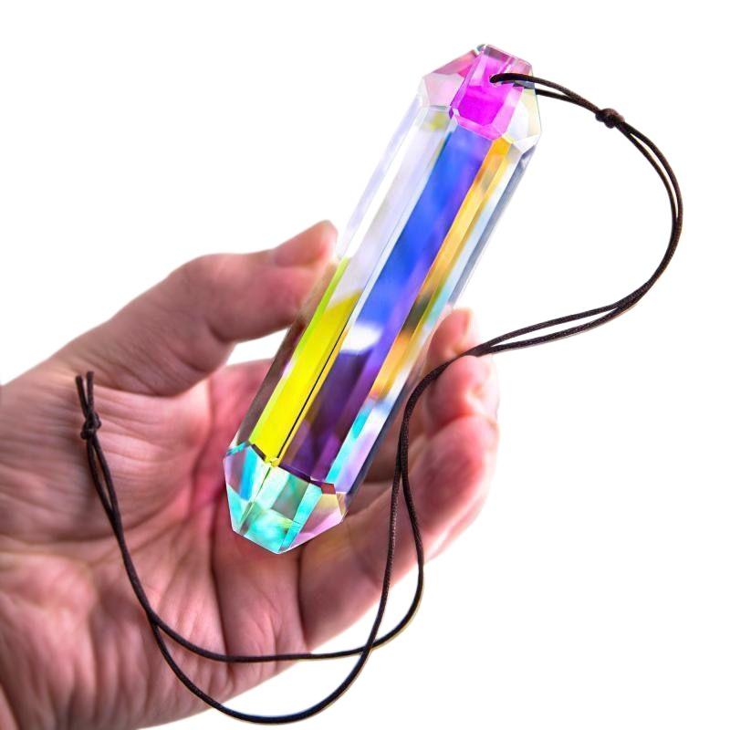 Artificial Colorful Crystal Ha - đánh giá và giá Crystal Sun Catcher