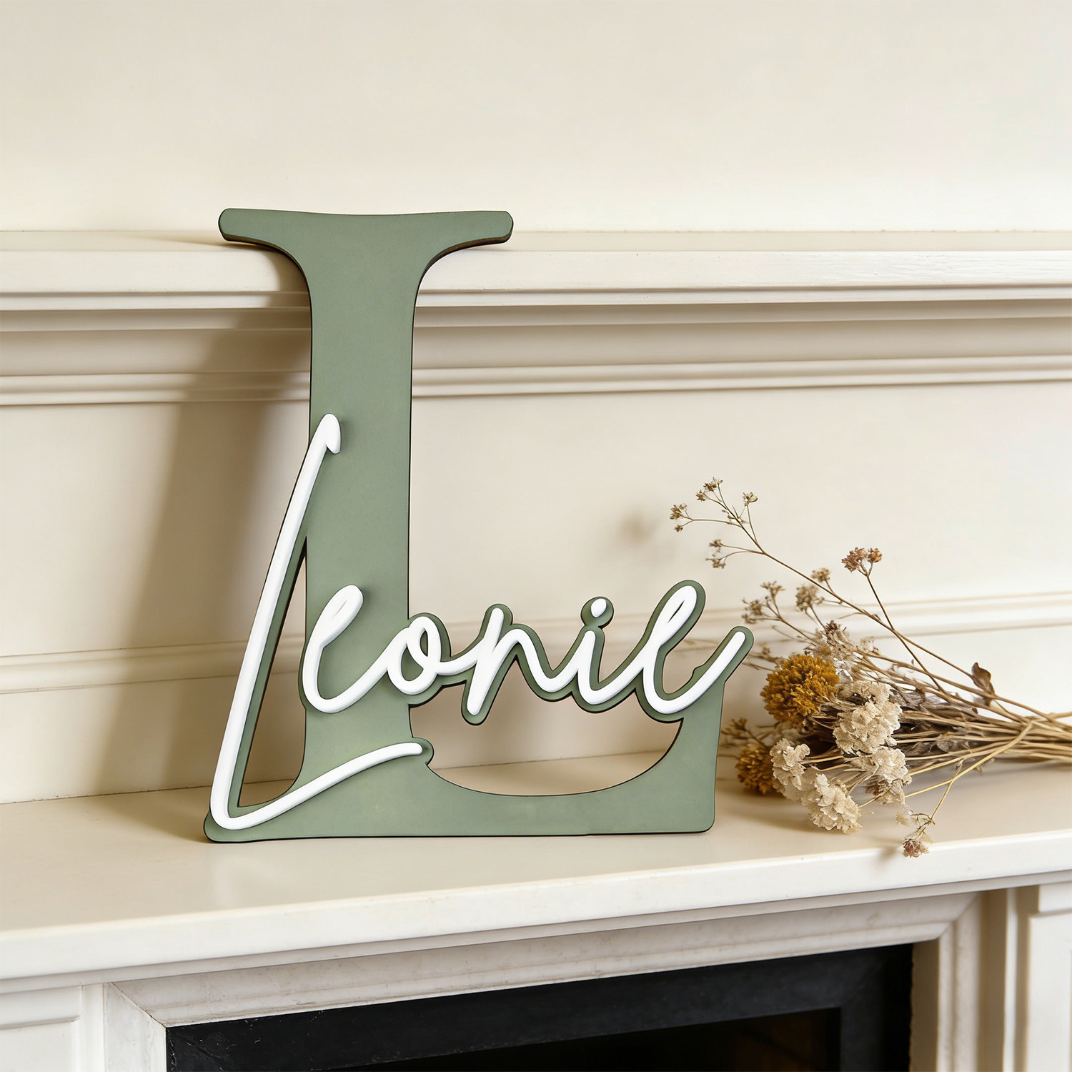 1pc Double-layer Wooden Name D - đánh giá và giá Home Decor Names