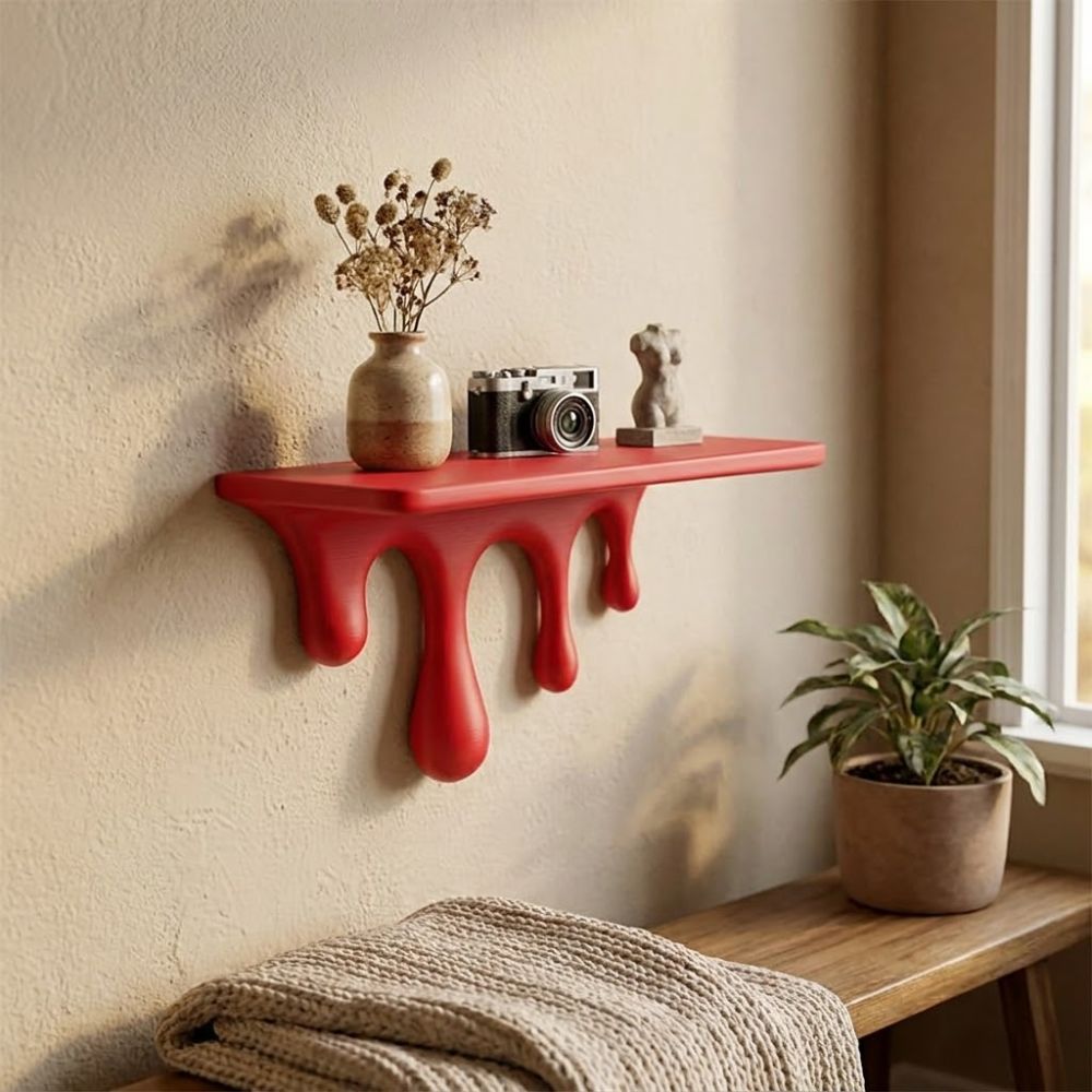 Classic 3D Printed Drip Floati - đánh giá và giá Floating Shelves
