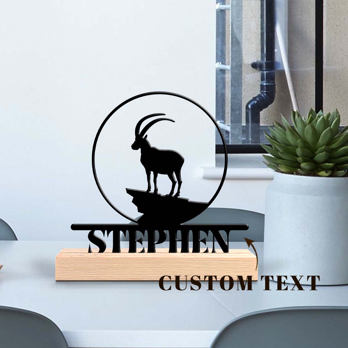 1pc Personalized Iron Desktop  - đánh giá và giá Home Decor Names