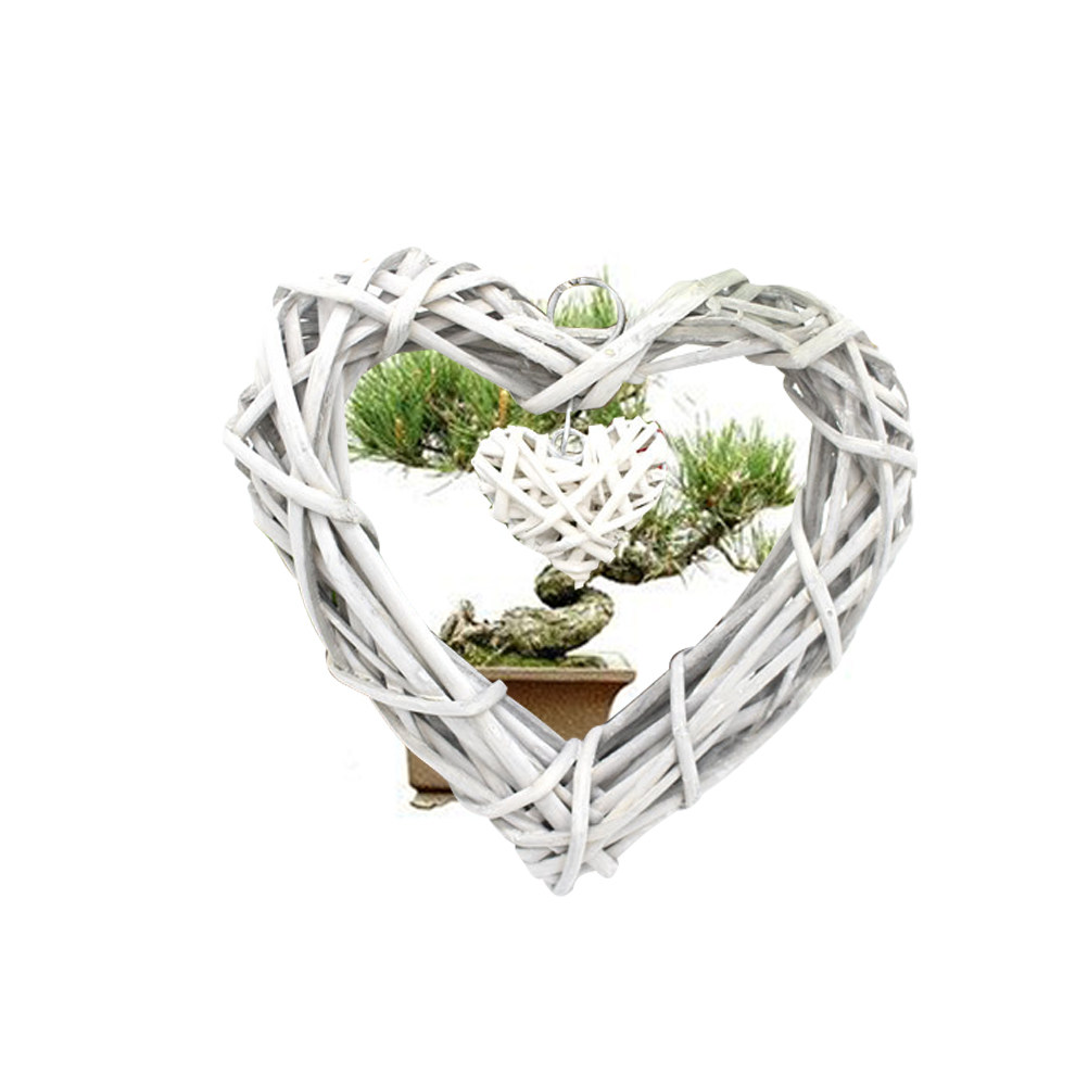 Rustic Love Heart Hanging Craf - đánh giá và giá Home Decor Rattan