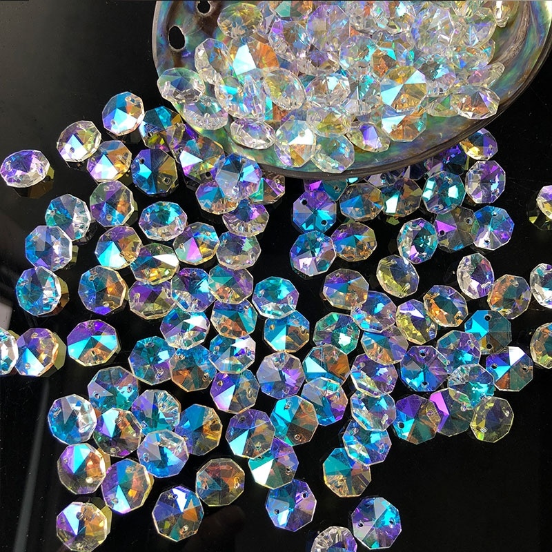 100PCS Aurora Crystal Glass Oc - đánh giá và giá Crystal Sun Catcher