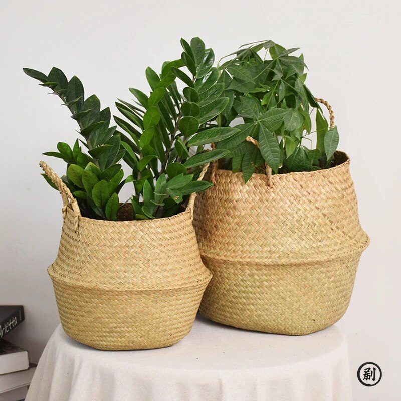 Wicker Basket Toy Organizer Fo - đánh giá và giá Rattan Plant Basket